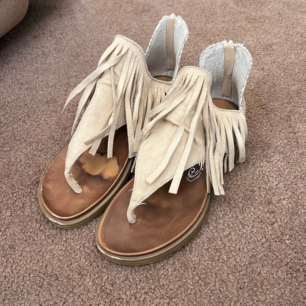 Not Rated Fringe Sandals